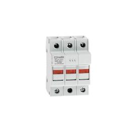 SOCLU PENTRU SIGURANTA FUZIBILA 10X38, 3P, 32A