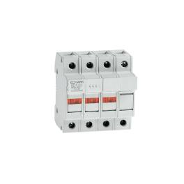 SOCLU PENTRU SIGURANTA FUZIBILA 10X38, 3P+N, 32A