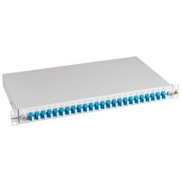 Splicebox FO, 48 Fibre, LC, 9/125µm OS2, 19", 1U, Class C