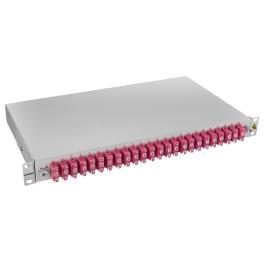 Splicebox FO, 48 Fibre, SC, 50/125µm OM4, 19", 1U, Class C