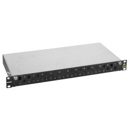 Splicebox FO gol pt 24 cuplori LC-Duplex, 1U, negru