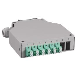 Splicebox FO pt. sina DIN,  12 Fibre, LC, 50/125µm OM3