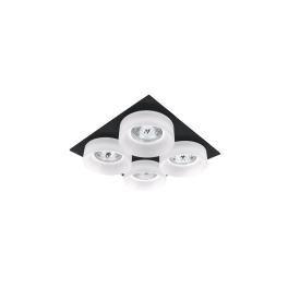 SPOT CVADRUPLU PATRAT NEGRU/ALB SA-045/4