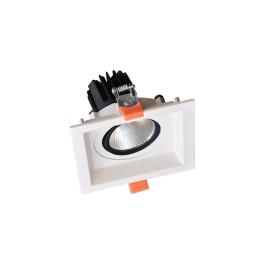 SPOT LED PATRAT REGLABIL 30W 230V 4000K ALB