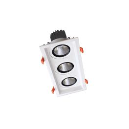 SPOT LED  TRIPLU PATRAT REGLABIL 3X30W 230V 4000K ALB
