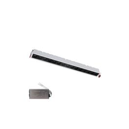 SPOT LINEAR INCASTRAT EL-05 20W 3000K, ALB &amp; NEGRU+KIT EMERGENTA