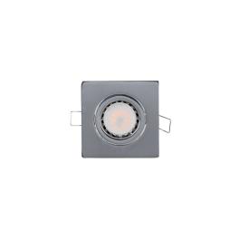 SPOT PATRAT METAL CU LED PAR 16 5.5W 4000-4300K SATIN NICHEL