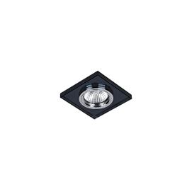 SPOT PATRAT MR16 STICLA NEAGRA