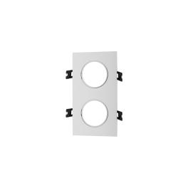 SPOT PATRAT PLASTIC DUBLU 92X172 ALB