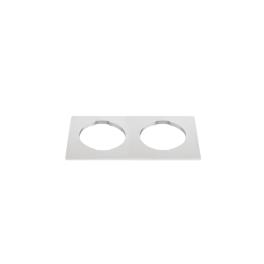 Square capac frame dubble ptr.Bea alb