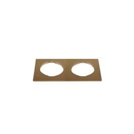 Square capac frame2-fach ptr.Bea alama reflector