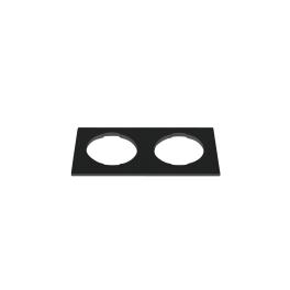 Square capac frame2-fach ptr.Bea negru