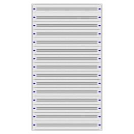 Tablou distrib. apl 5A-45UV, 15rand, 855UH, H2160L1230A250mm
