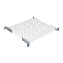 Tavă fixă 19”, 1U, 50kg sarcină, D=370, fixare 4 puncte