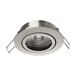 Tedo Pro 50W GU10 round nickel-matt IP20