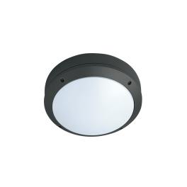 Teito 1 ceiling lamp round,E27, 20W,100-240V,IP54,anthracite