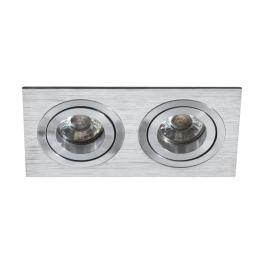 Terni Pro square / 2-fach 50W aluminium brushed IP20