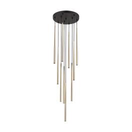 TK LIGHTING PENDANT PIANO 10118 10XG9 BLACK/GOLD