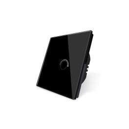 TOUCH RF433 EU 3 GANG 1 WAY DIMMABLE SWITCH BLACK