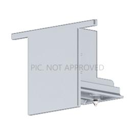 TRACK ON END CAP MOUNTING DALI argintiu