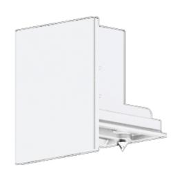 TRACK ON END CAP SURFACE DALI alb