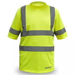 Tricou bărbătesc t-shirt reflectorizant galben, mărime xxxl