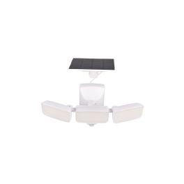 TRIPLE SOLAR FLOODLIGHT 15W IP54 WITH SENSOR, BLAC