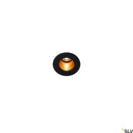 TRITON MINI LED,12°negru/auriuincastrat tavan, 3000K