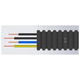 Tub flexibil precablat 16mm 4×1,5U NNAV 100ml