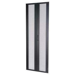 Ușă dublă metal perforată 80% pentru DT 42U, W=800, negru