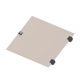 Uşă integral din sticlă pentru dulap DW 18U, 600mm, RAL7035