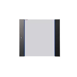Ușă sticlă pentru DTWB 12U, W=600, RAL9005, negru