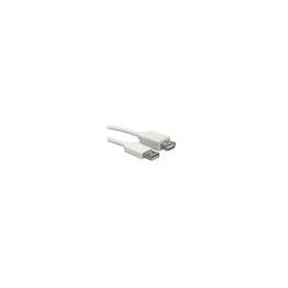 USB 2.0 A-A Extensioncable, A male - A female, Grey, 5m