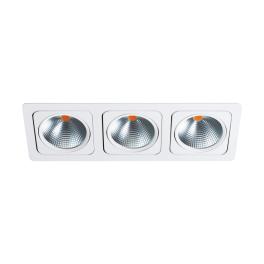 Vascello G3" swivelling 3 x 19W 2700K white IP20