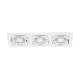 Vascello P3" swivelling 3 x 7W 3000K white IP20