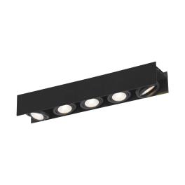 Vidago Pro / 5flg., DALI dimmable 5x9W 4000K black IP20