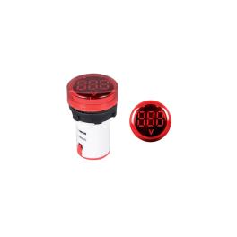 VOLTMETRU DIGITAL ROTUND ED16R AC 12-500V D22MM
