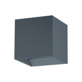Wall luminaire dir./ind., 2 x 3,3W 4000K anthracite RAL7016