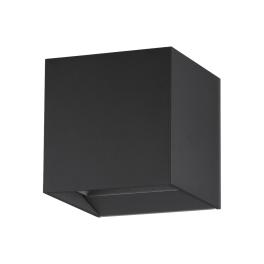 Wall luminaire dir./indirect, 2 x 3,3W 4000K black IP54