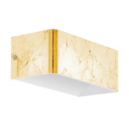Wall luminaire "Sania 3" 10W 3000Kgold leaf plated /