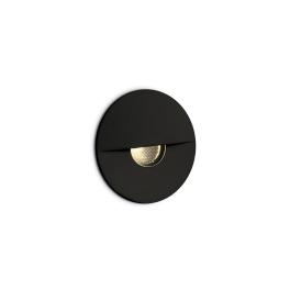 Wally LED, 1W,50lm,3000K,IK08,350mA,IP65,36°,dimabil,negru