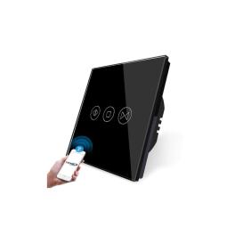 WI-FI SMART TOUCH EU CURTAIN SWITCH BLACK