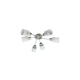 YOLI CANDELABRU 6XE27 NICHEL SATIN