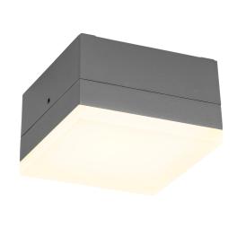 Zelda LED Square Large 12W 740lm 3000K ECG IP54 antracit