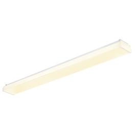 ZERO LED 1x28W, 4000K, 4029lm, Ra>80, IP40, microprism,alb