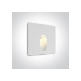 Zoe-Q LED 3W 3000K, IP54, alb