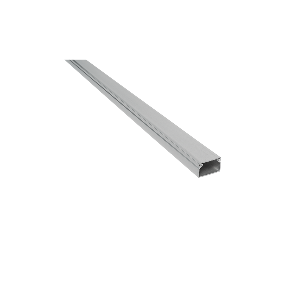 2m. 25X25 PLASTIC CABLE TRUNKING CT2 GREY