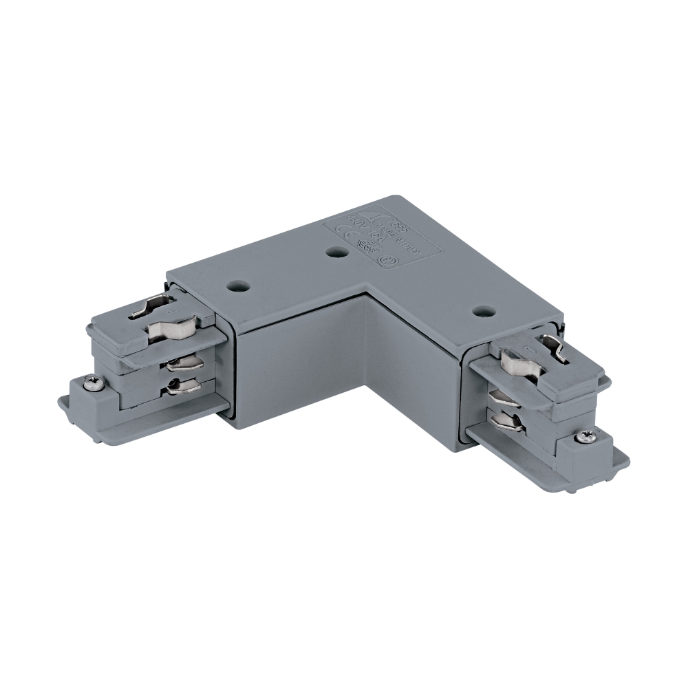 3-phase 90&deg; Connector surface, plastic, outside; silver