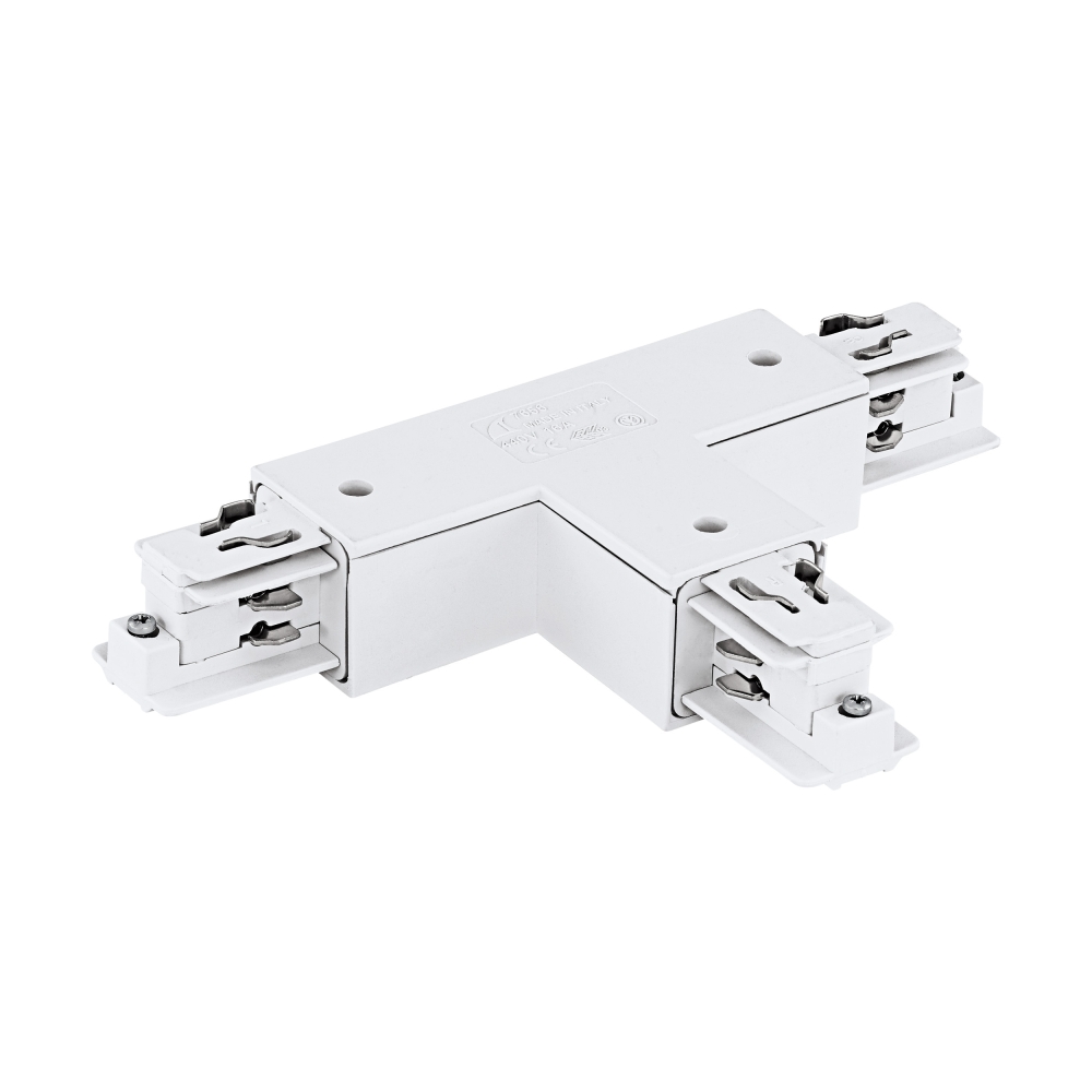3-phase T-Connector surface, plastic, right white
