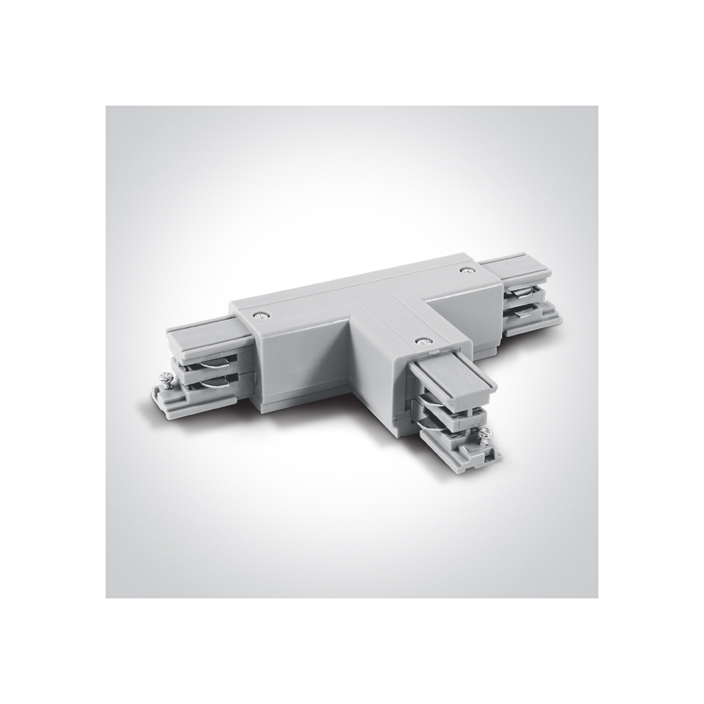 3PH-T-Conector, st&acirc;nga, alb